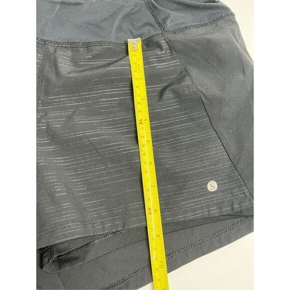 Layer 8 Womens Black Pull On Double Layer Athletic Shorts Size M - Picture 6 of 9